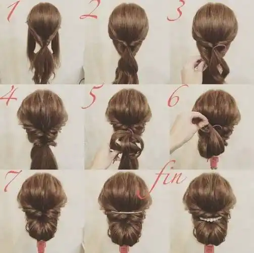 2017最新款新娘盘发图解教程,超美超撩人,化妆师必收!