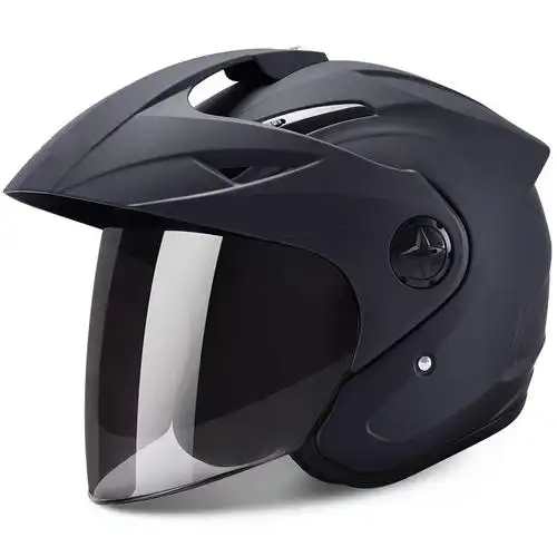 电动摩托车头盔男电瓶车女士冬季四季轻便式半覆式安全帽可爱韩版