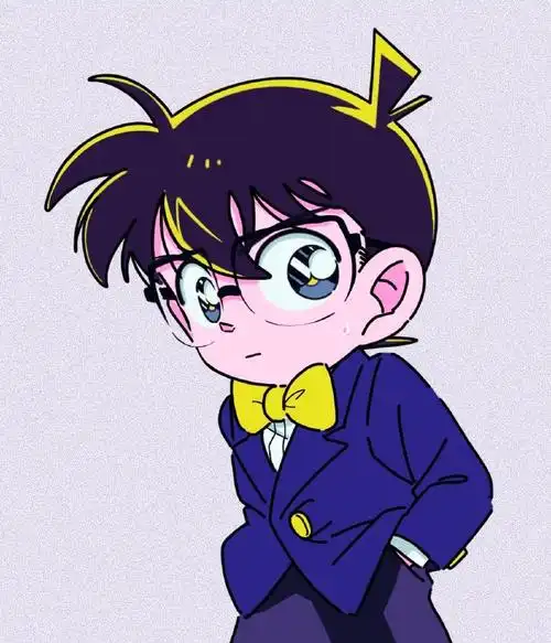 名侦探柯南#柯南 可爱小学生    (x:bleucalire )