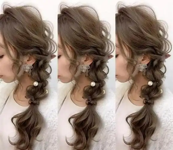 长卷发发型扎法,有哪些既可以披发又可以扎起来的发型值得推荐女生图