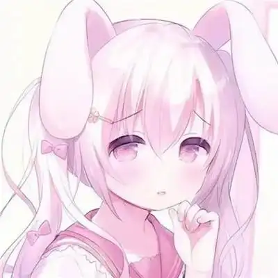 高清好看的可爱女头粉色系二次元图片_女生动漫头像_头像屋