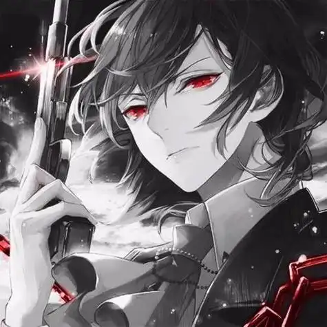 动漫动漫头像男恐怖霸气男生头像冷酷帅气魔鬼动漫男生头像磨砂动漫