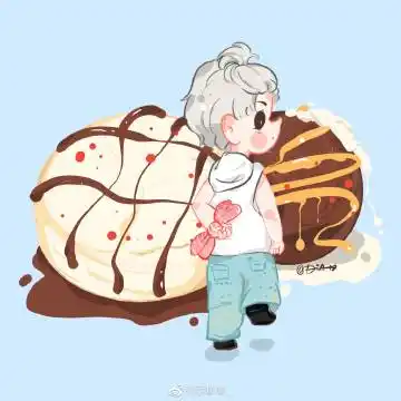 梁嗲嗲_ 黄明昊超话凑齐了彩虹甜点,可以召唤一个超甜小汀吗