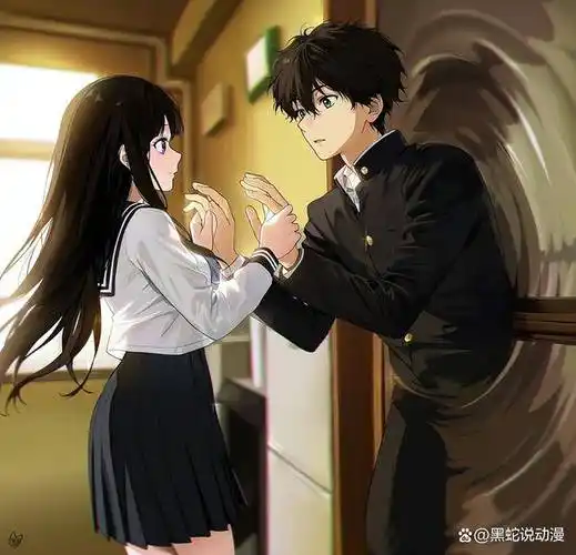 原创冰菓同人画师手绘主题曲名场景追加全新的千奉情侣头像