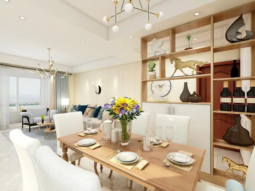 东葛路汇贤居120平米现代简约风格装修效果图