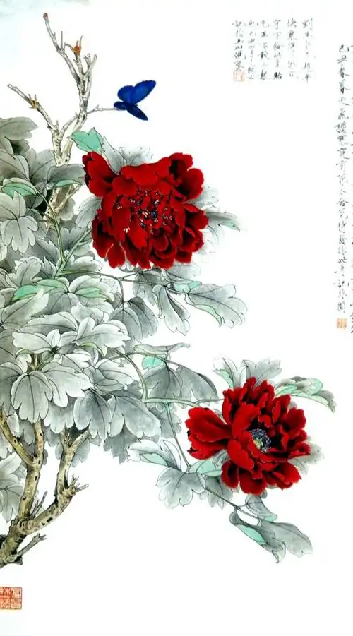 现代工笔画精品