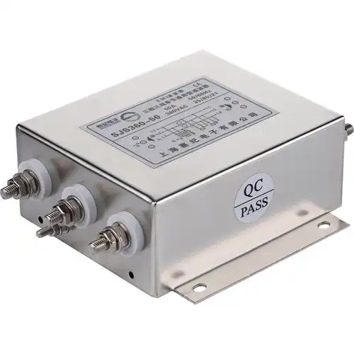抗干扰sjs360 sjs460 赛纪交流三相220v电源滤波器380v 10a20a30a