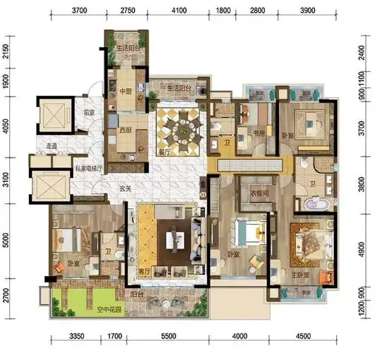 逆天了260平方的超级大平层户型全北海仅此一家