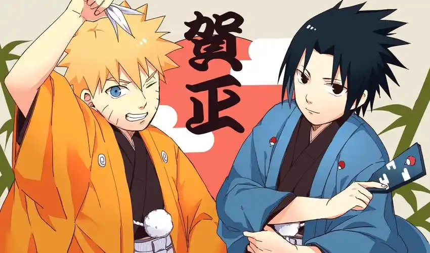 来秀一波火影忍者佐助和小樱,鸣人和雏田恩爱「壁纸背景头像」