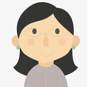 卡通头像女商务素材_卡通头像女商务图片元素-觅元素