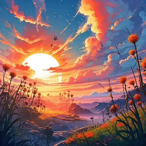 卡通太阳头像🌞