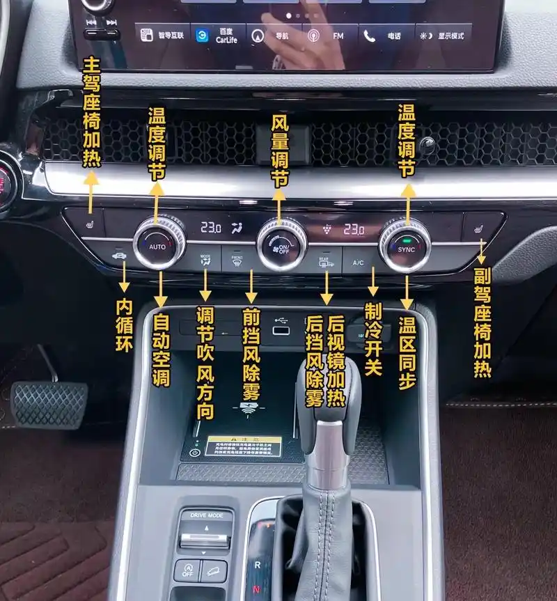 新款本田crv按键说明图解 #新款crv #东风本田 - 抖音