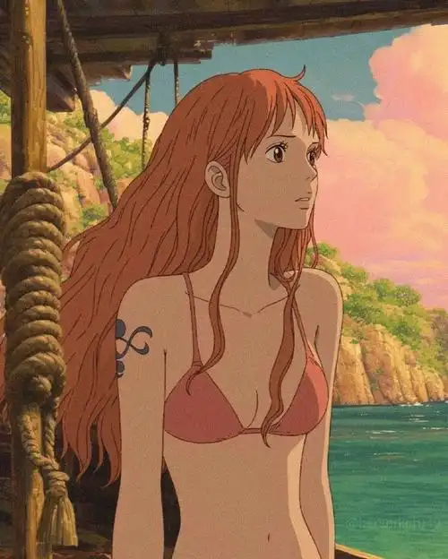 最近吉卜力版的海贼王图非常火!又一波来了!