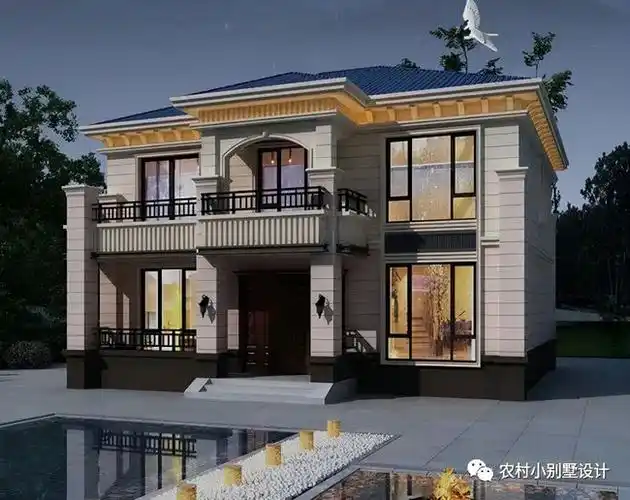 20款二层新中式别墅20万起建家里没矿也能建得起的好别墅