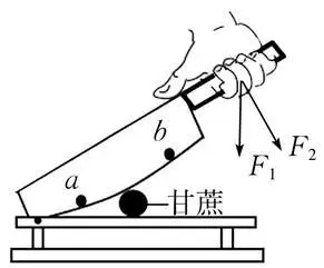 刀刃很薄可以增大压力b . 铡刀实质上是一种费力杠杆c .