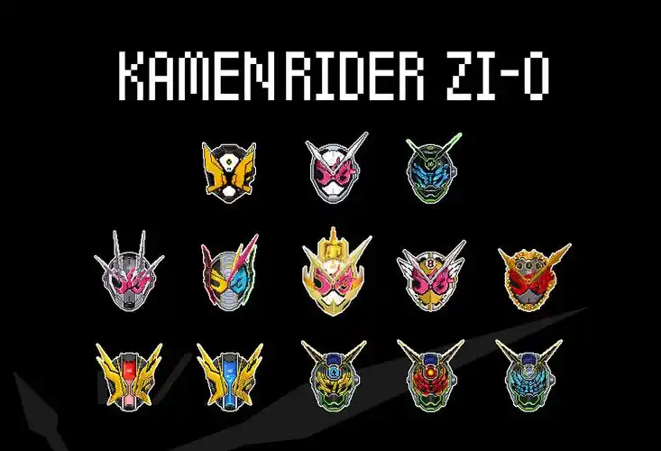 假面骑士时王像素画