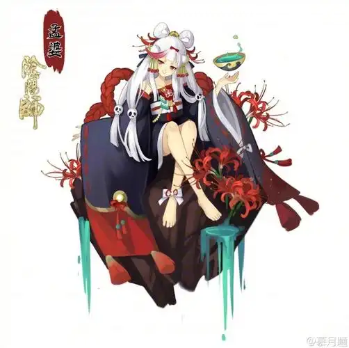 学园孟婆原画高清孟婆的图片漫画头像美少女孟婆百绘罗衣动漫头像孟婆