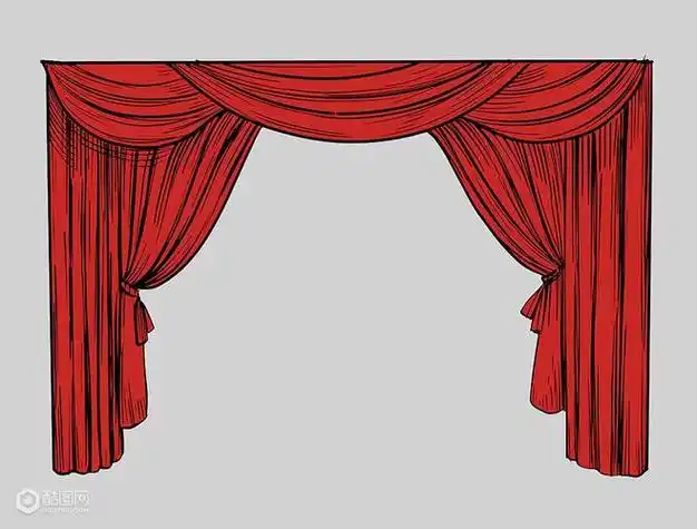 我的艺术舞台简笔画