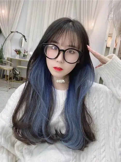 韩式长发挂耳染