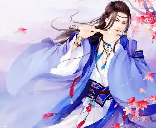 古风绘 帅哥 美男二次元古风邪魅妖孽美男,动漫男子也可美如妖孽古风