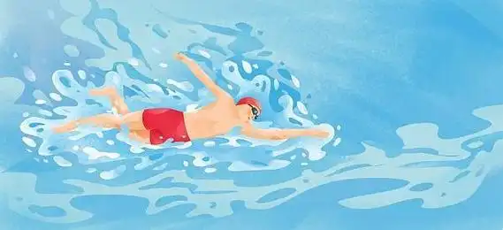 酷暑难耐,游泳池成了热门去处.