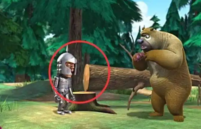 熊出没还有这四大高级穿帮镜头网友熊二用木头救火