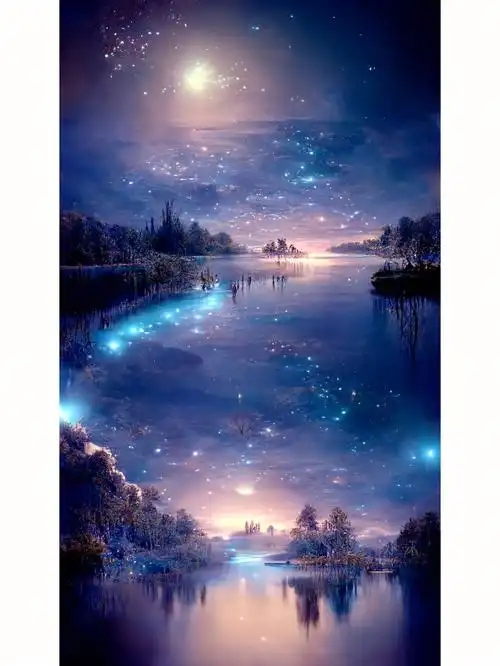 愿你眼中有星河 心中有日月.#唯美意境  #治愈系风景