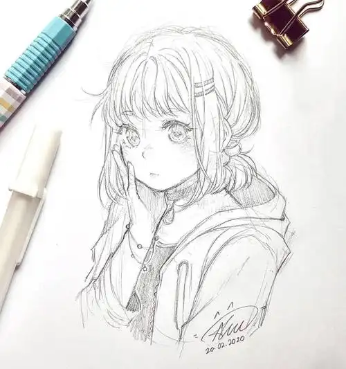 满满干货ins大神教你零基础画出超细腻的动漫人物附超多线稿