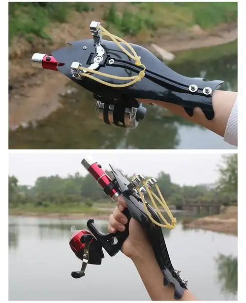 新款射鱼神器激光打鱼弹弓高精度威力大全射鱼器全套装鱼鳔箭弹工