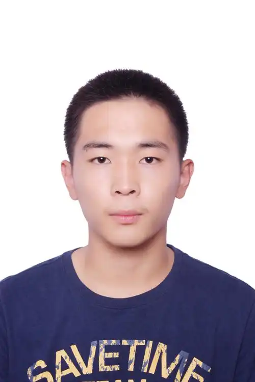 照片白底变蓝底求大神.谢谢.要最后的电子版,谢谢.