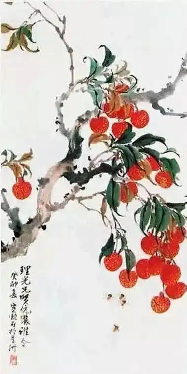 看这画就知道岭南的荔枝熟了
