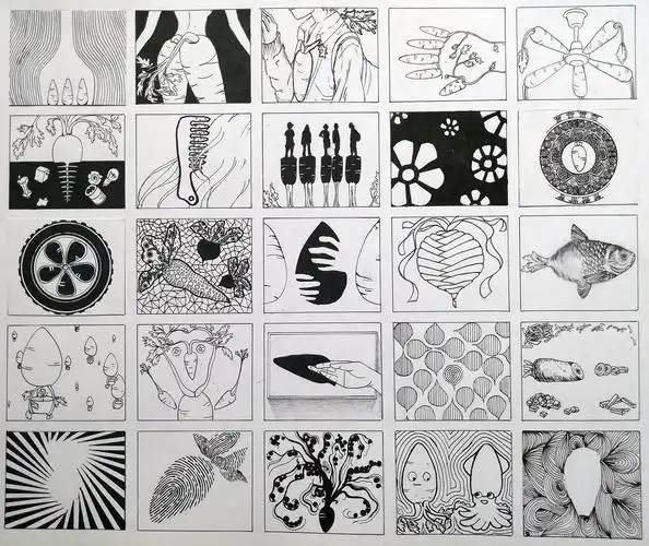 100副创意联想画