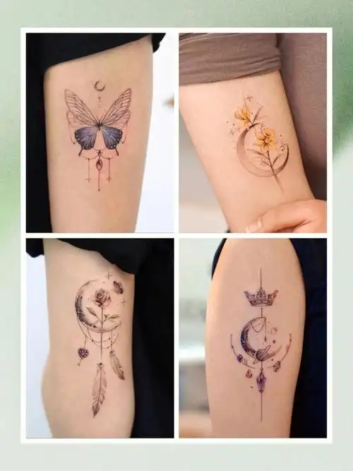 72纹身案例分享018款小清新精致纹身图