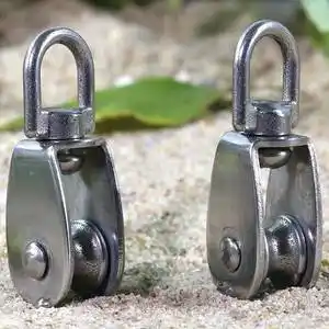 高栏货车篷布边布滑轮304不锈钢滑轮 单滑轮u型滑轮 万向滑轮 行