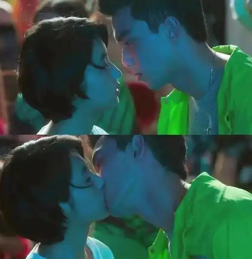 上一次在综艺上黄磊看到张子枫荧幕初吻的是梁靖康,嘴上说道:"忽然