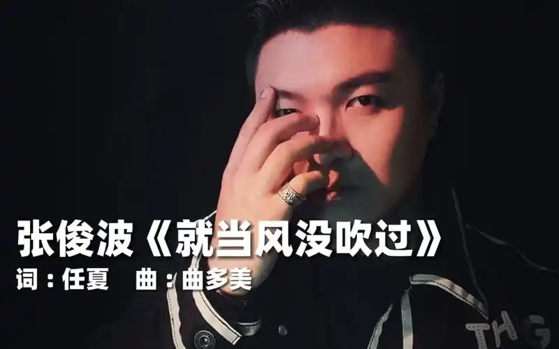 好歌推荐,张俊波《就当风没吹过》烟嗓男声版,最好听版本!
