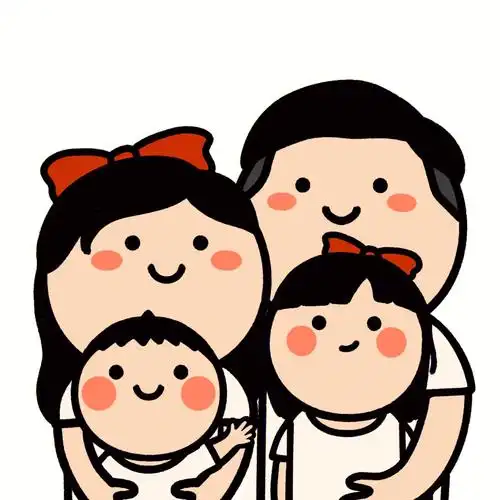 ghost小蔻  #头像  #亲子头像  #头像分享  #可爱头像  #一家四口