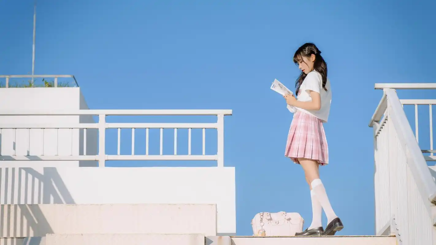 日系小清新jk小姐姐甜美写真壁纸