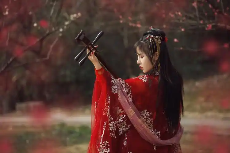 红衣_人像_poco摄影,人像,古风,汉服