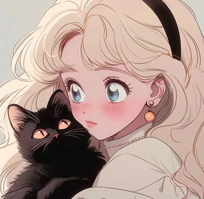 女生动漫头像.温柔   风很温柔 花很浪漫 你很特别.