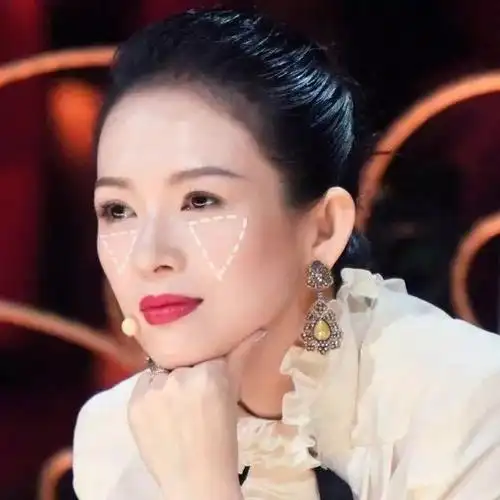 天生自带苹果肌真是让人实名羡慕,颧骨高并没有拉低涛姐的颜值,反而给