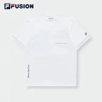 斐乐(fila)潮牌男子短袖t恤2024春夏新款简约纯棉运动休闲上衣 标准白