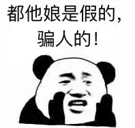 都他娘是假的,骗人的!表情包 - 表情图