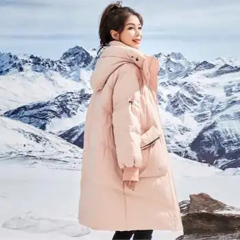 确不凡加厚羽绒服女东北超厚长款小个子加厚200斤茧型冬季女生保暖