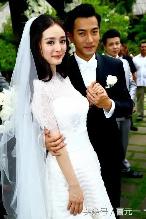 杨幂和刘恺威结婚场面好温馨感动,杨幂:幸福的一家人