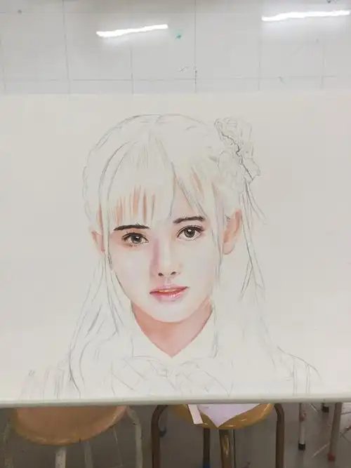 动漫头像_动漫_简笔画_鞠婧祎_素材_头像活动  素描大神画人物