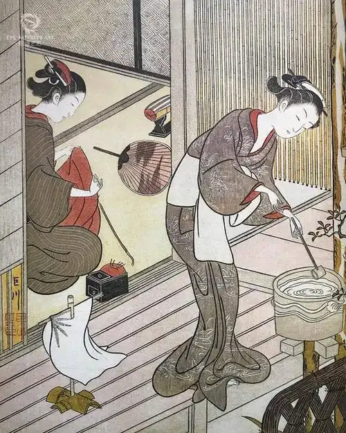 大师也"难过美人关":葛饰北斋与铃木春信的浮世绘美人图