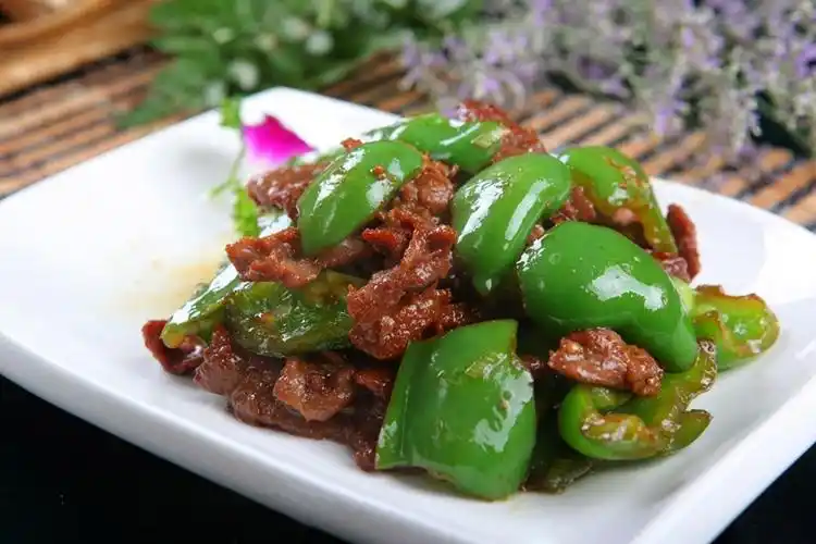 圆椒炒牛肉