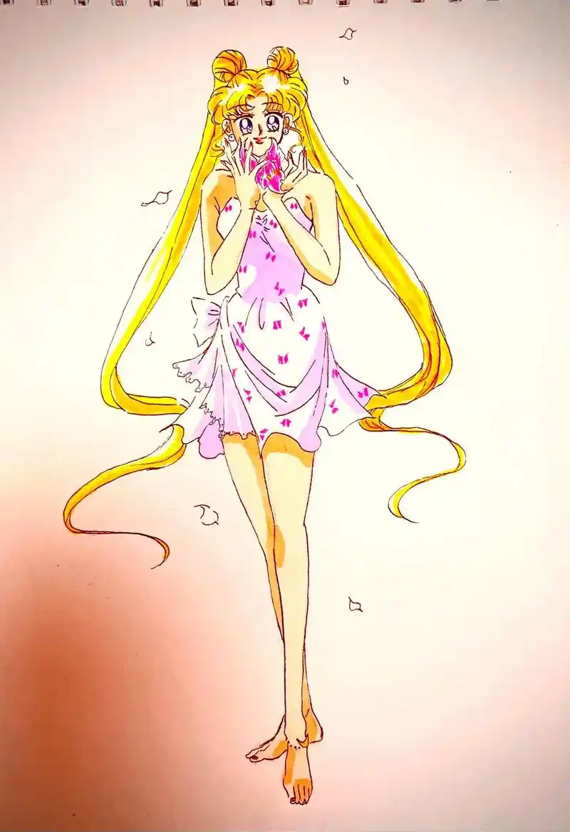 月野兔.美少女战士#临摹 #手绘 #自学画画 #日常练习 # - 抖音