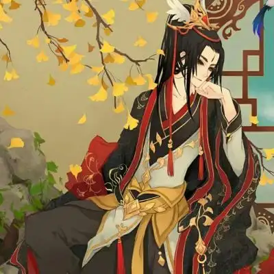 有关帝王古风情侣头像动漫在你的世界降落